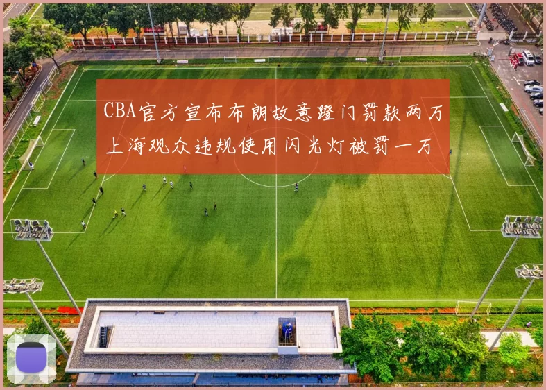 CBA官方宣布布朗故意蹬门罚款两万上海观众违规使用闪光灯被罚一万